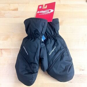 Hotfingers Mittens Fall-Line Mitt Mens Size XL Black Alpine Dry Waterproof New